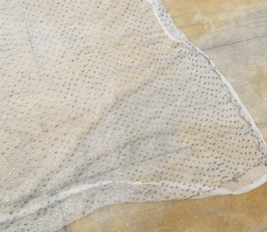 OSMANLI DÖNEMİ GÜMÜŞ TELKIRMA İŞÇİLİKLİ NADİR GELİN ŞALI