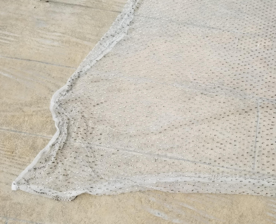 OSMANLI DÖNEMİ GÜMÜŞ TELKIRMA İŞÇİLİKLİ NADİR GELİN ŞALI