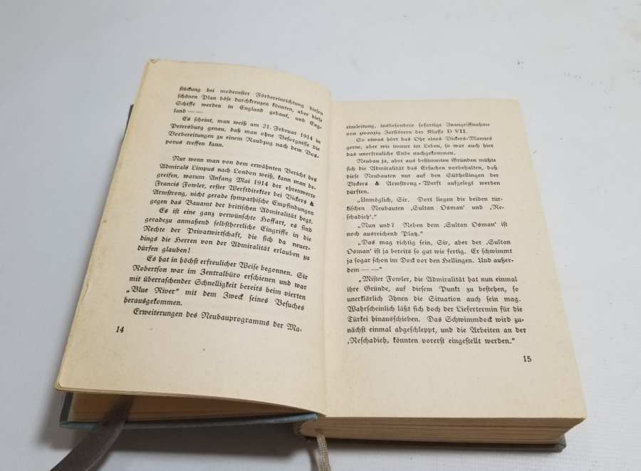 1. DÜNYA SAVAŞI DÖNEMİ İÇİ GRAVÜRLÜ ÇANAKKALE CEPHESİ KONULU ALMAN BASKISI KİTAP