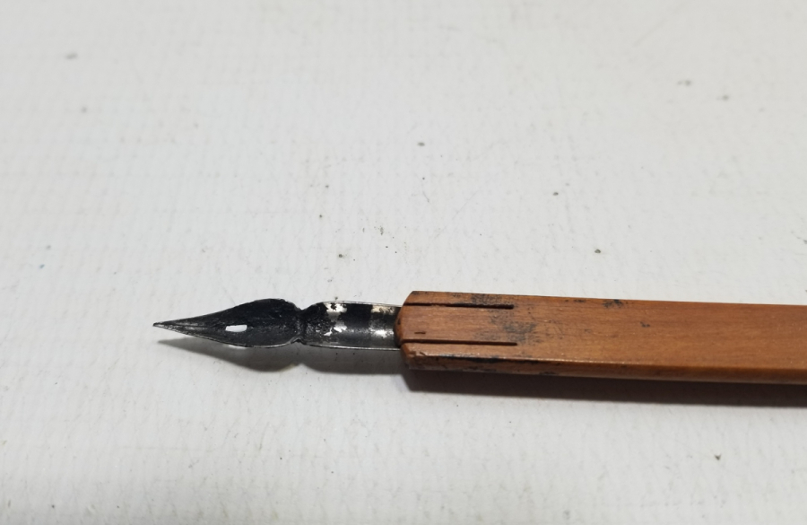 OSMANLI DÖNEMİ EL YAPIMI AHŞAP TUTMAÇLI DİVİT