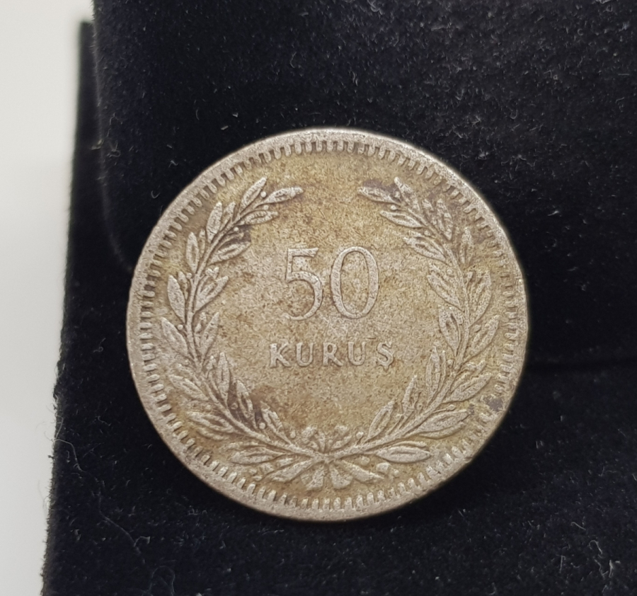 1947 YILI GÜMÜŞ 50 KURUŞ