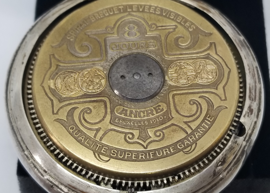 OSMANLI DÖNEMİ GÜMÜŞ KASA 8 GÜNLÜK NADİR TİPTE KURMALI CEP SAATİ