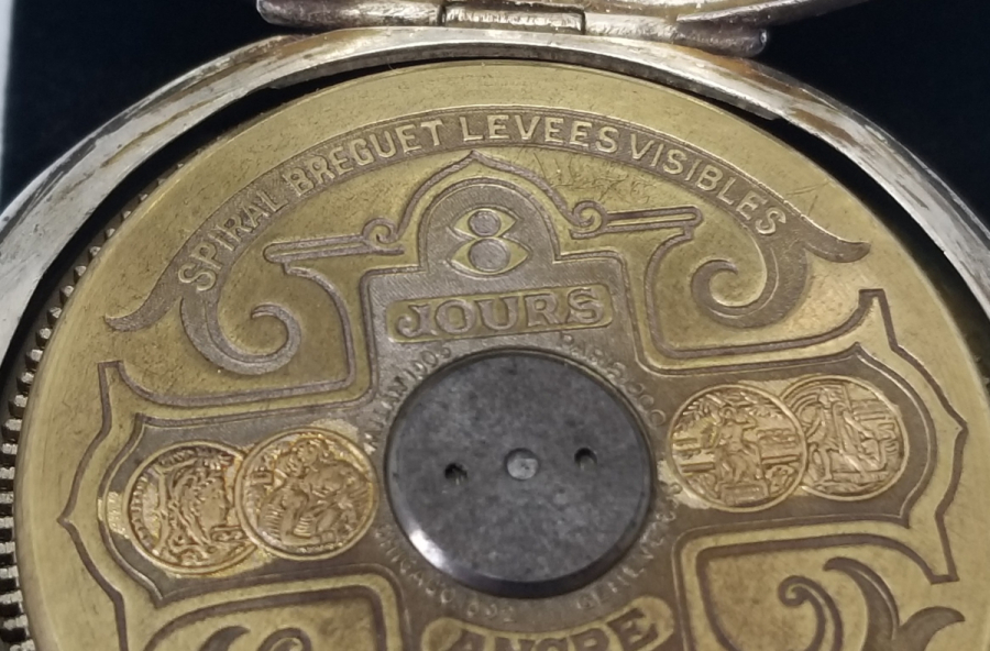 OSMANLI DÖNEMİ GÜMÜŞ KASA 8 GÜNLÜK NADİR TİPTE KURMALI CEP SAATİ