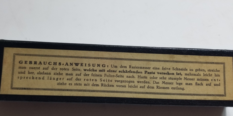 ORİJİNAL KUTUSUNDA ANTİKA BERBER USTURA BİLEYİ