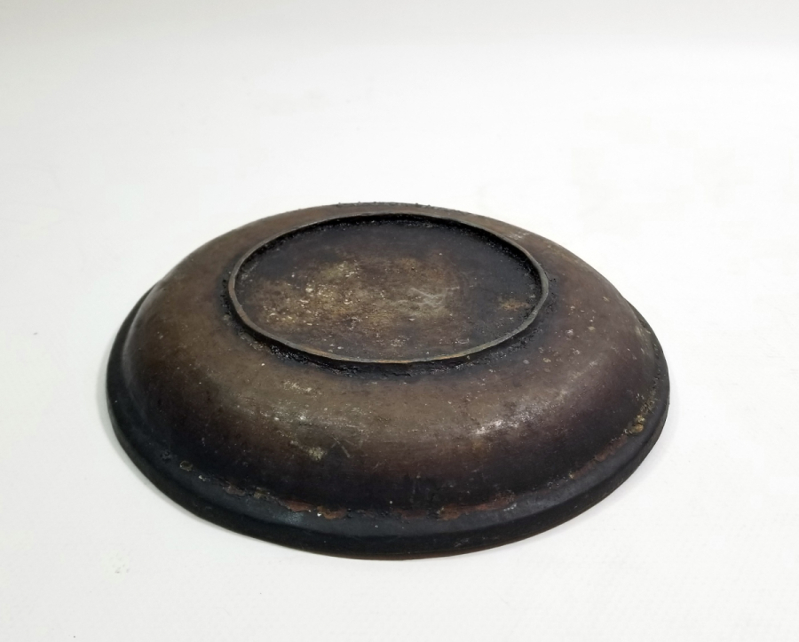 OSMANLI DÖNEMİ ERMENİCE YAZILI BAKIR TABAK