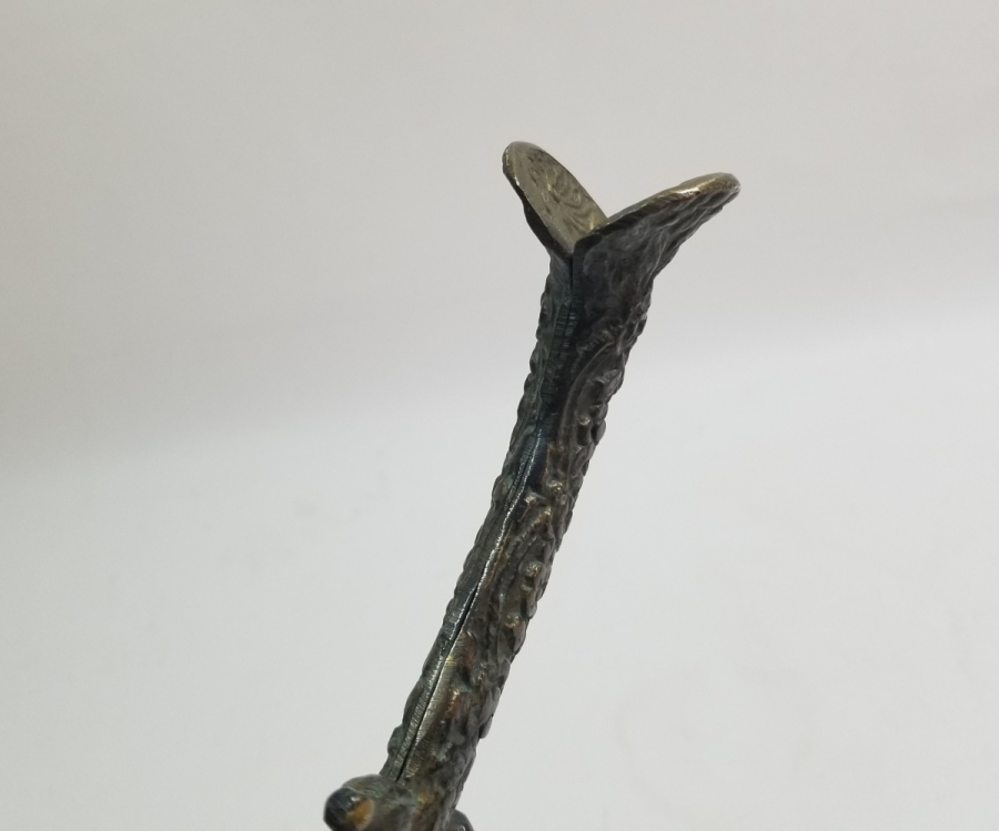 ÜZERİ RUMCA YAZILI ANTİKA ZARF AÇACAĞI