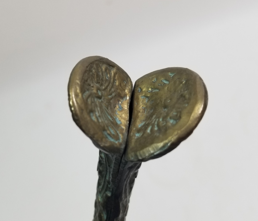 ÜZERİ RUMCA YAZILI ANTİKA ZARF AÇACAĞI