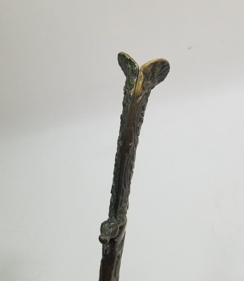 ÜZERİ RUMCA YAZILI ANTİKA ZARF AÇACAĞI