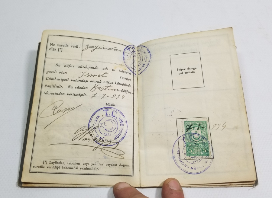 ANTİKA NÜFUS CÜZDANI