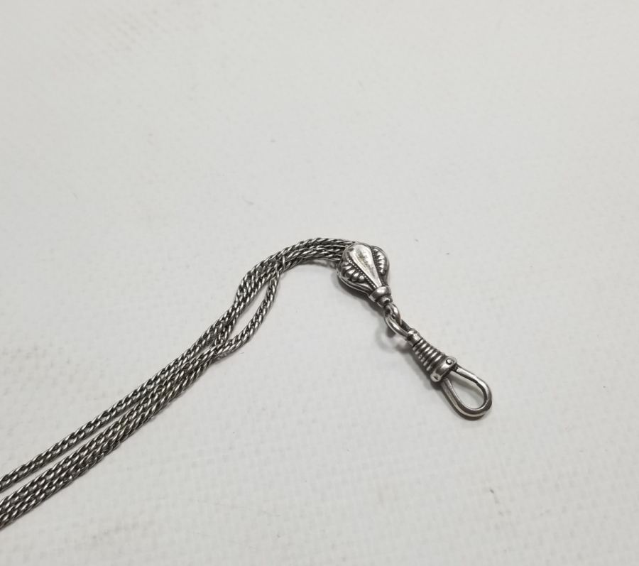 OSMANLI DÖNEMİ GİRİT İŞİ İPEK ZİNCİR NADİR CEP SAATİ KÖSTEĞİ