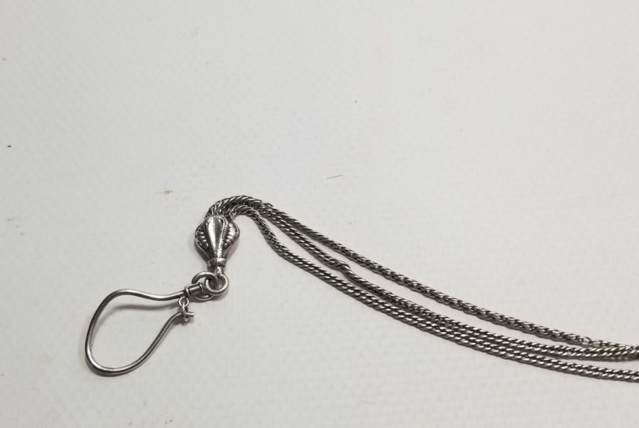 OSMANLI DÖNEMİ GİRİT İŞİ İPEK ZİNCİR NADİR CEP SAATİ KÖSTEĞİ