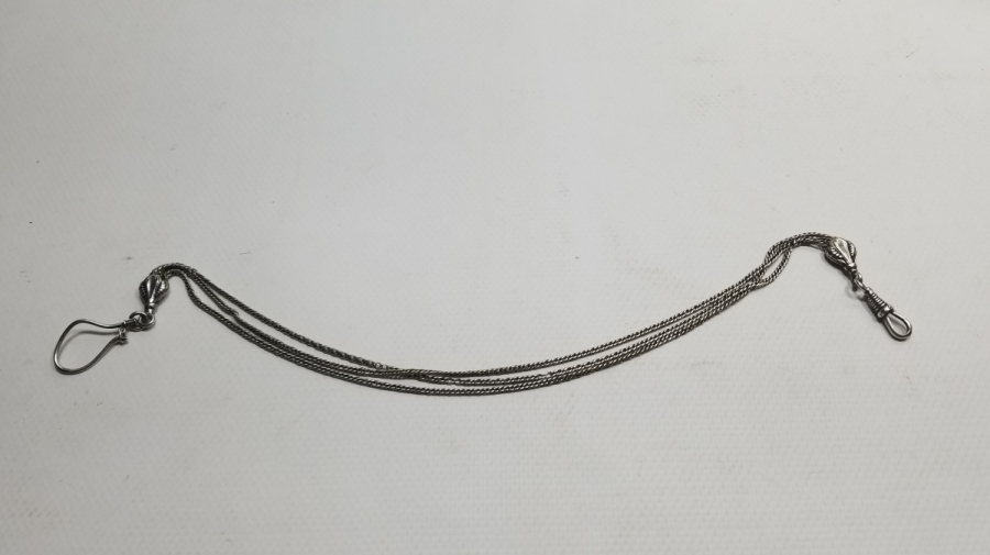 OSMANLI DÖNEMİ GİRİT İŞİ İPEK ZİNCİR NADİR CEP SAATİ KÖSTEĞİ