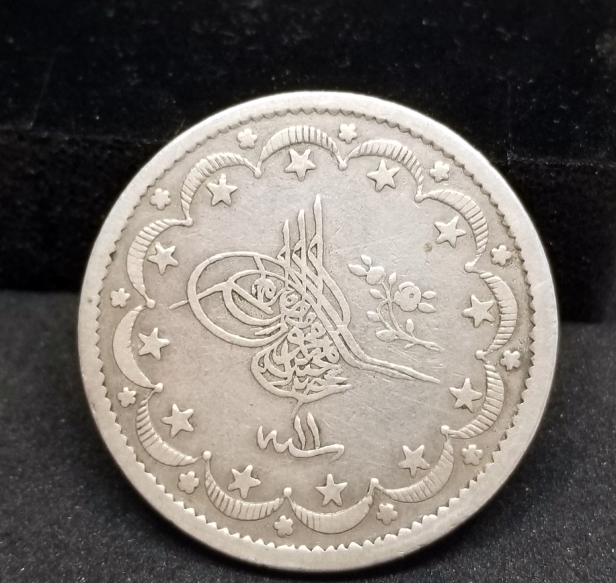 SULTAN ABDÜLAZİZ DÖNEMİ 1277/11 GÜMÜŞ 20 KURUŞ MECİDİYE PARA