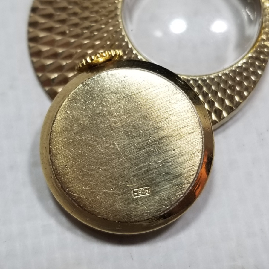 ALTIN KAPLAMA KURMALI ANTİKA KOLYE SAAT