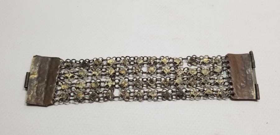 GÜHERZE İŞÇİLİKLİ EL YAPIMI OSMANLI DÖNEMİ BİLEZİK