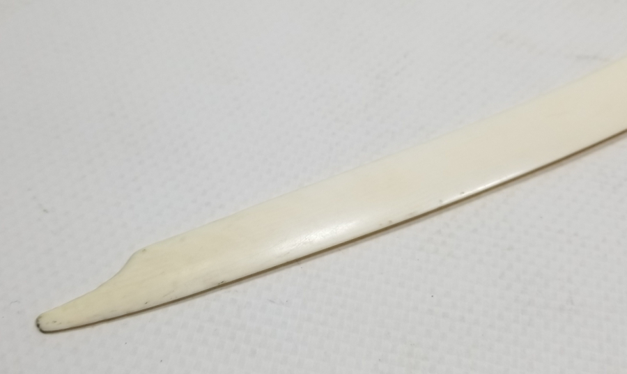 VATOZ BALIĞI DERİSİ VE FİLDİŞİNDEN YAPILMIŞ ANTİKA ZARF AÇACAĞI