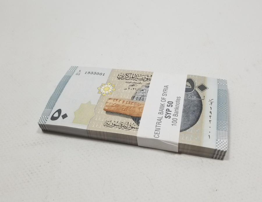 ÇİL KONDİSYONDA KULLANILMAMIŞ DESTE SURİYE PARASI