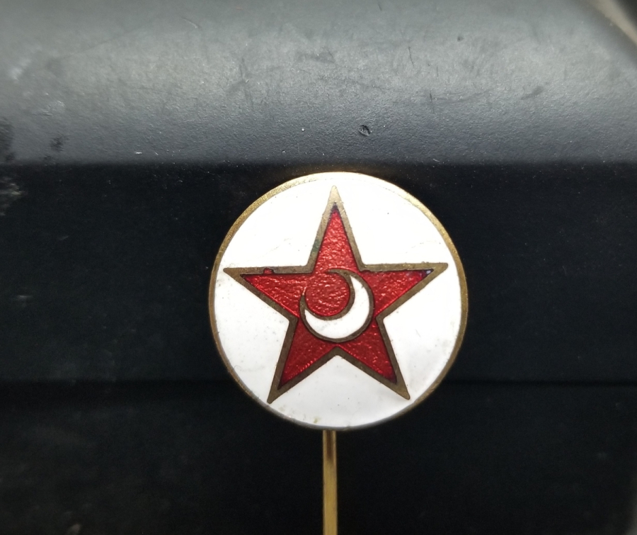 OSMANLI DÖNEMİ MİNE İŞÇİLİKLİ ÇOK NADİR HİMAYE-İ ETFAL ROZET