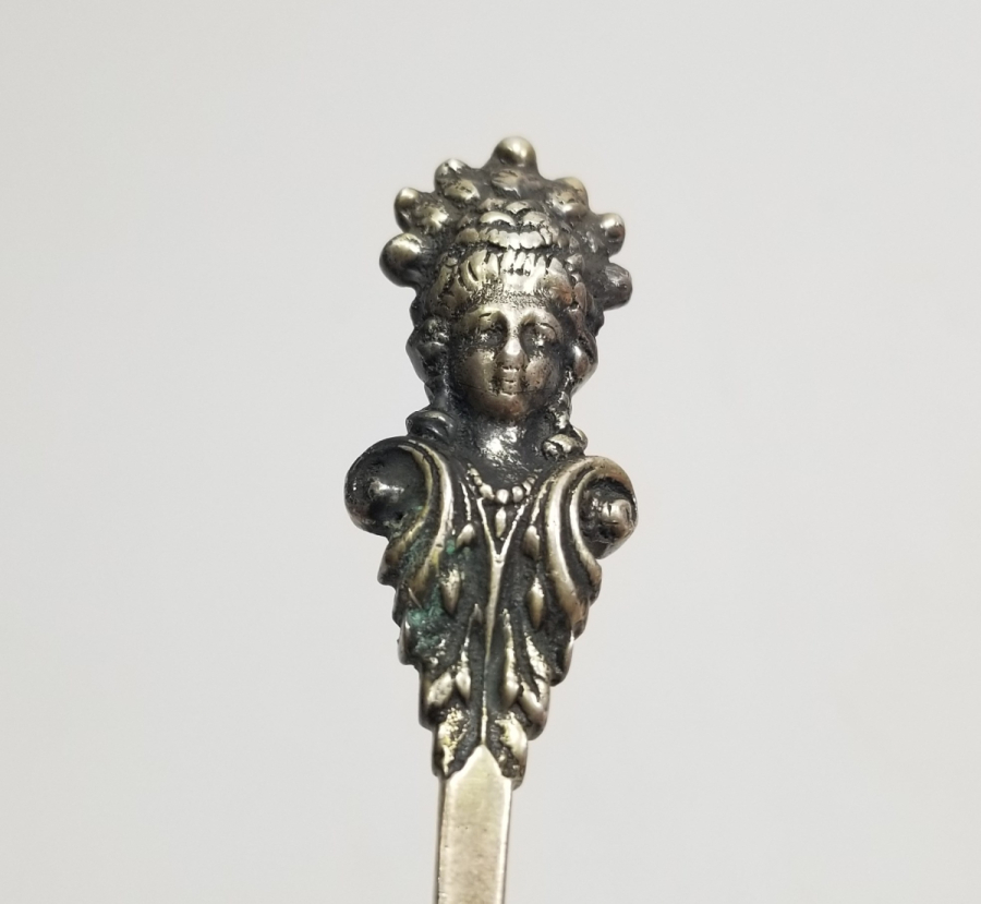 KABARTMA İŞÇİLİKLİ ANTİKA GÜMÜŞ ZARF AÇACAĞI