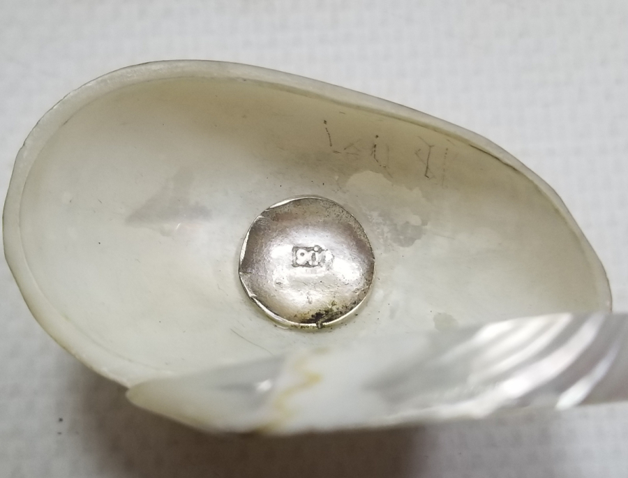 ÖZEL YAPIM GÜMÜŞ APLİKLİ ANTİKA SEDEF KAHVE YANI LOKUMLUĞU