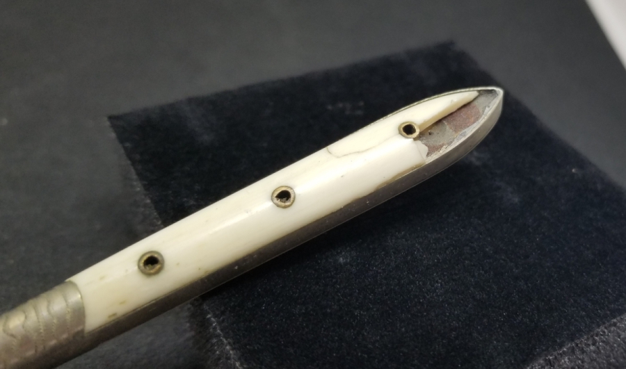 KEMİK SAPLI ANTİKA SÜRMENE KAMASI