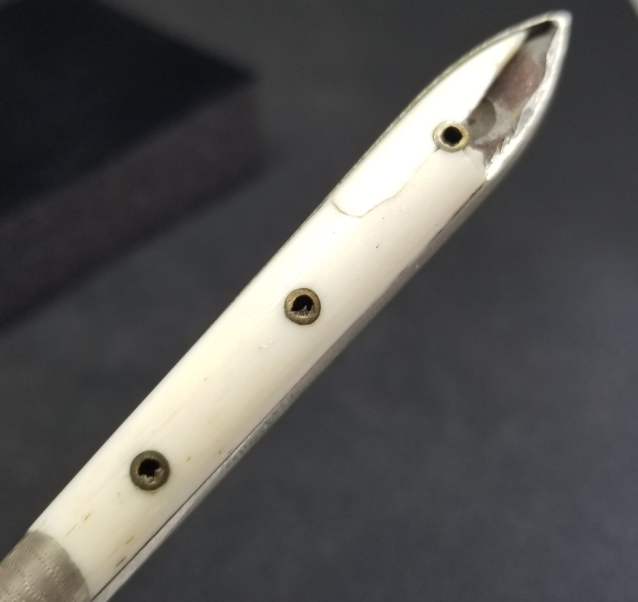 KEMİK SAPLI ANTİKA SÜRMENE KAMASI