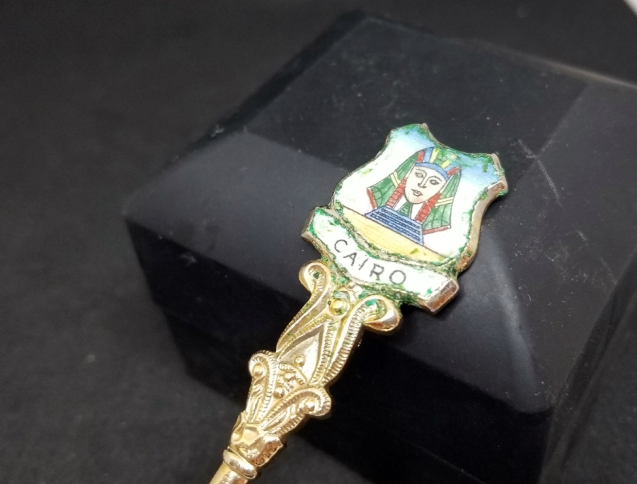 EL BOYAMA ANTİKA HATIRA KAŞIK