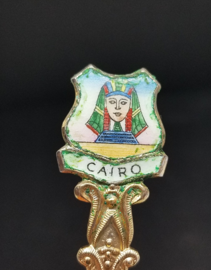 EL BOYAMA ANTİKA HATIRA KAŞIK