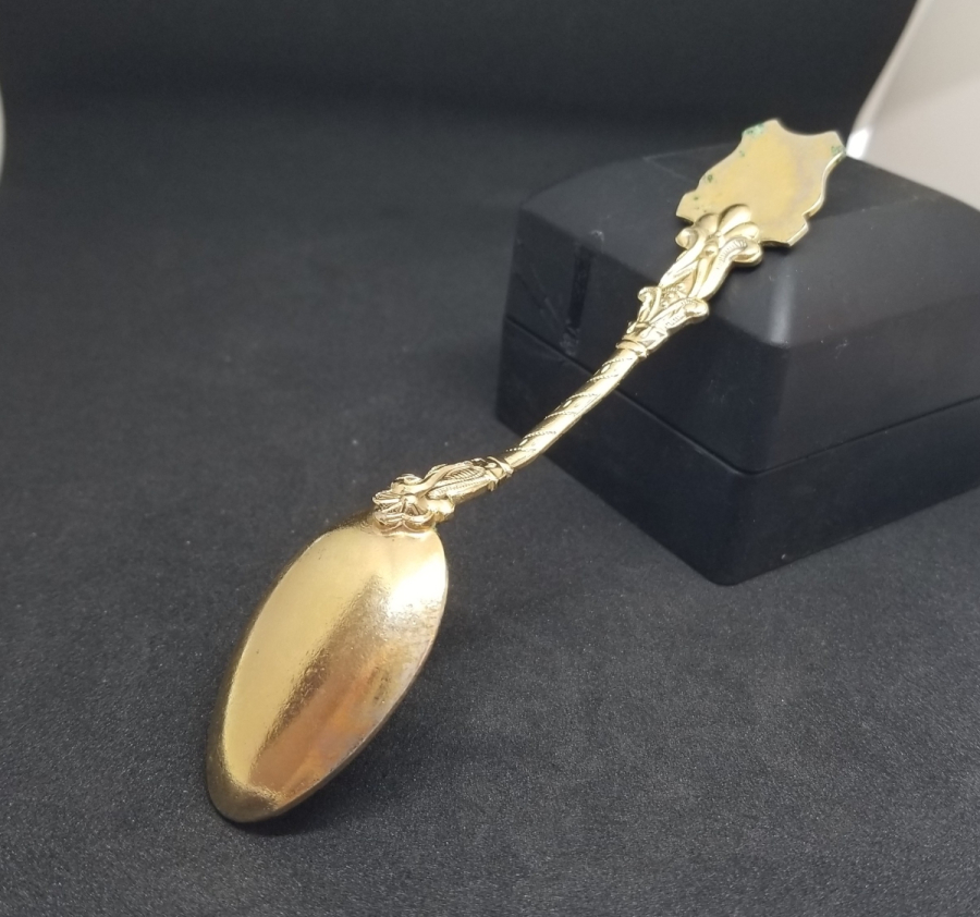 EL BOYAMA ANTİKA HATIRA KAŞIK