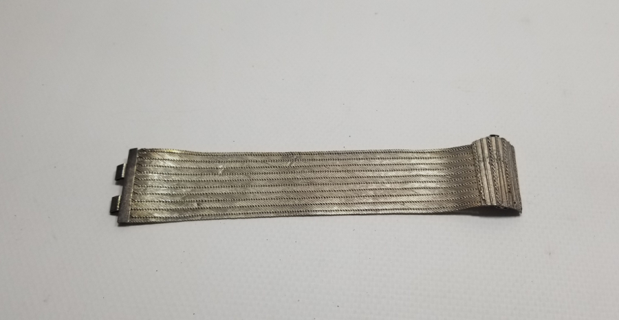 ÜZERİ KABARTMA İŞÇİLİKLİ ANTİKA TRABZON İŞİ HASIR ÖRME GÜMÜŞ GELİN BİLEZİĞİ