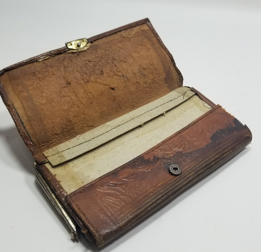 İSTANBUL HATIRASI ANTİKA DERİ CÜZDAN