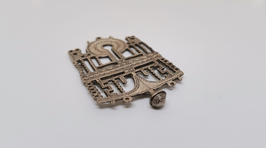 ÜZERİ KALEM İŞÇİLİKLİ OSMANLI DÖNEMİ HATTAT SANDIĞI KİLİT APLİĞİ