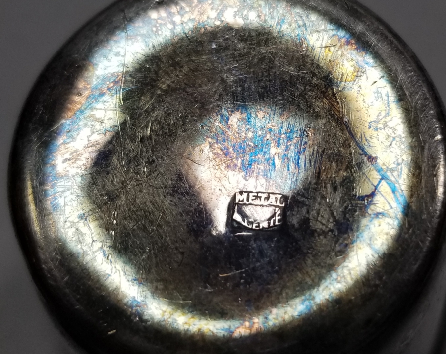 GÜMÜŞ KAPLAMA ANTİKA ÇİFT SHOT BARDAĞI