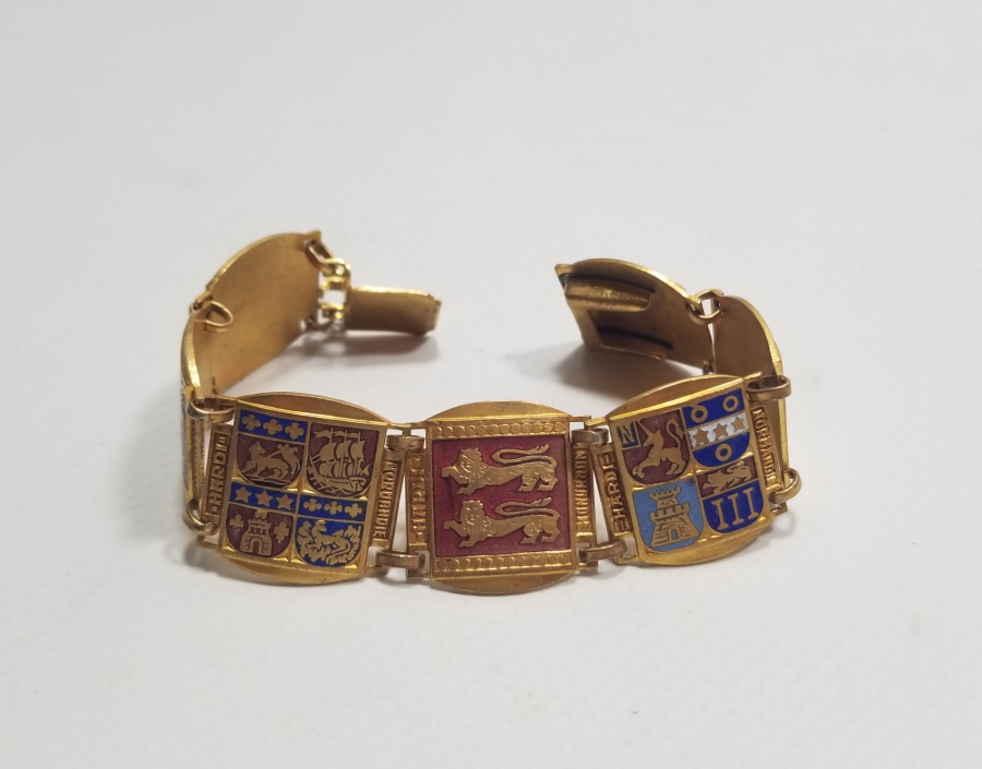 MİNE İŞÇİLİKLİ VE ALTIN KAPLAMA ANTİKA BİLEKLİK