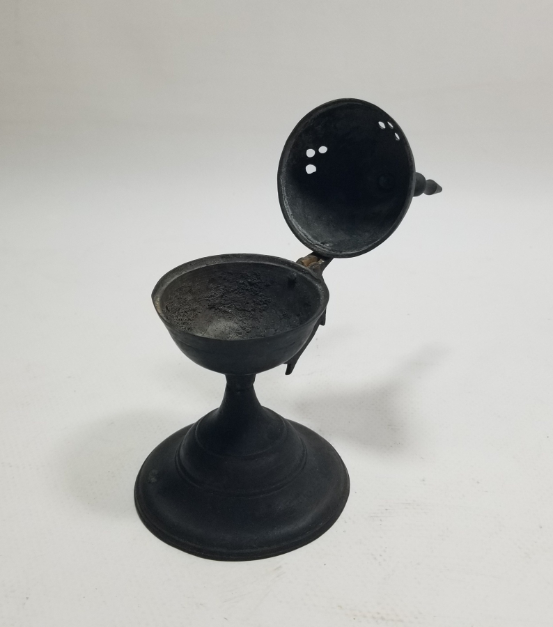 OSMANLI DÖNEMİ TEKKE İŞİ BRONZ BUHURDANLIK