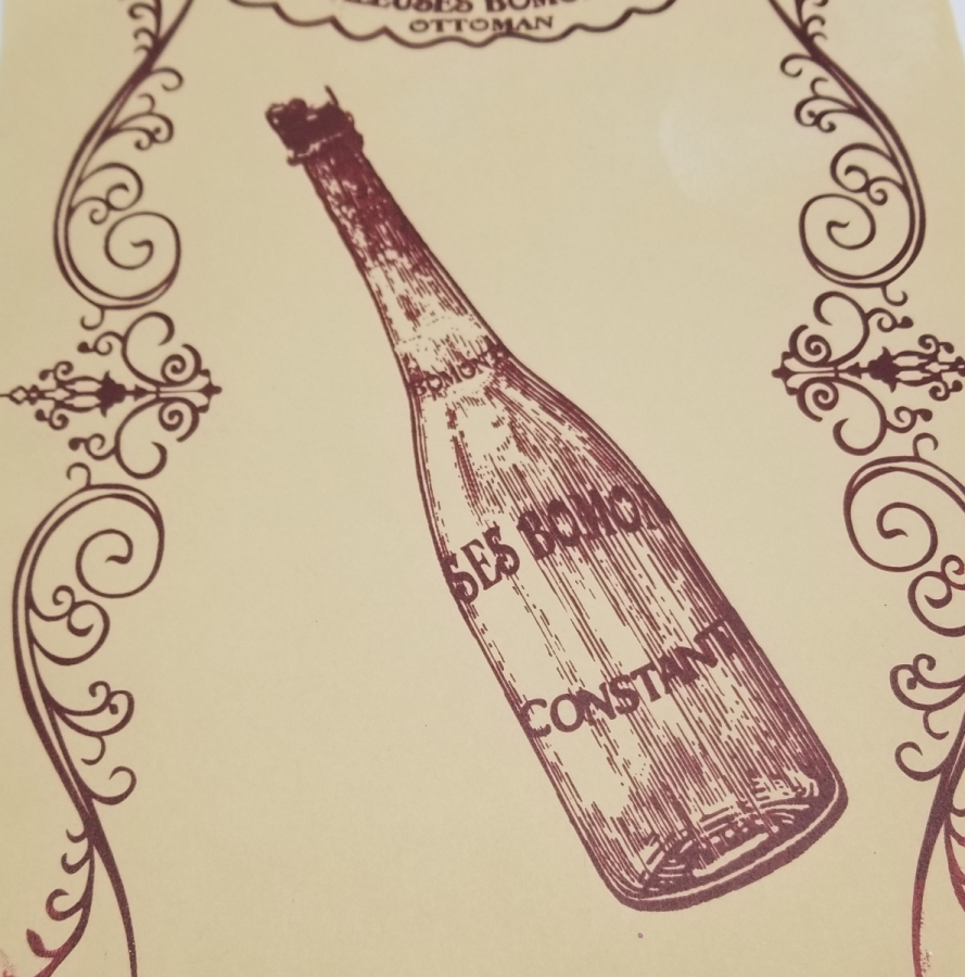 OSMANLI DÖNEMİ ÇOK NADİR BOMONTİ GAZOZ REKLAMI AFİŞİ