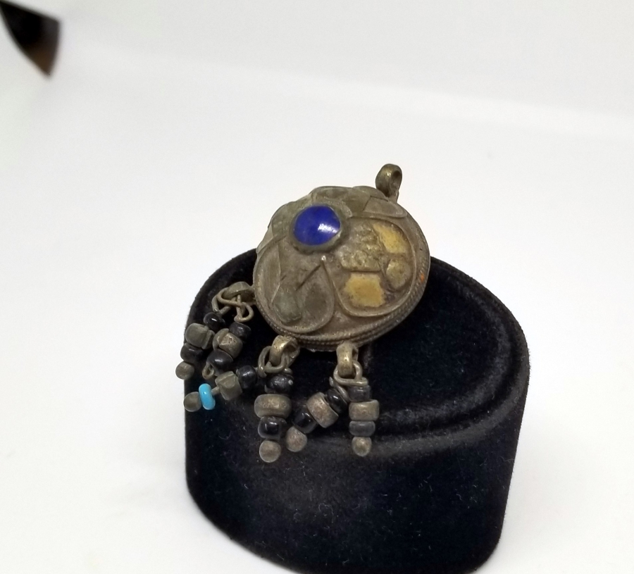 KABARTMA İŞÇİLİKLİ TÜRKMEN İŞİ ANTİKA KOLYE UCU