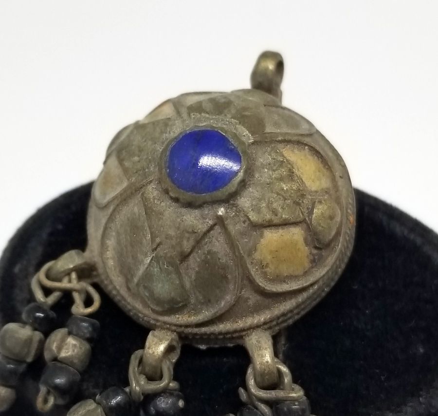 KABARTMA İŞÇİLİKLİ TÜRKMEN İŞİ ANTİKA KOLYE UCU