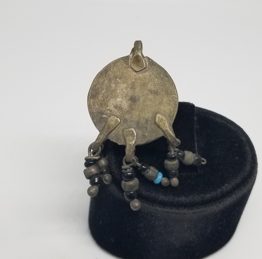 KABARTMA İŞÇİLİKLİ TÜRKMEN İŞİ ANTİKA KOLYE UCU