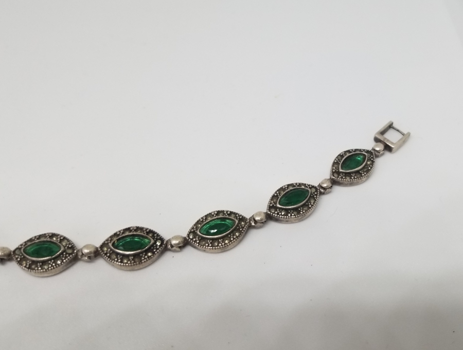 ZİRKON TAŞLI GÜMÜŞ BİLEKLİK