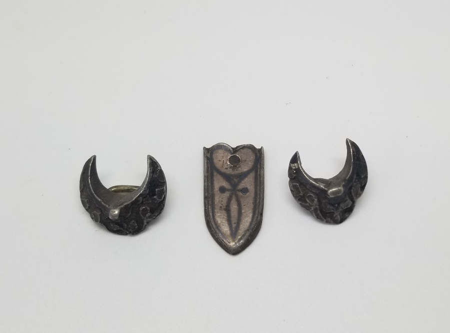 OSMANLI DÖNEMİ GÜMÜŞ ÇERKES KEMER PARÇALARI LOTU