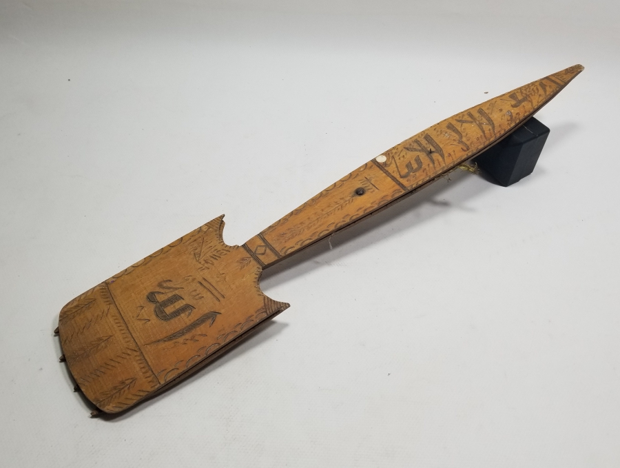 EL YAPIMI ANTİKA AHŞAP DUVAR ÇATAL KAŞIĞI