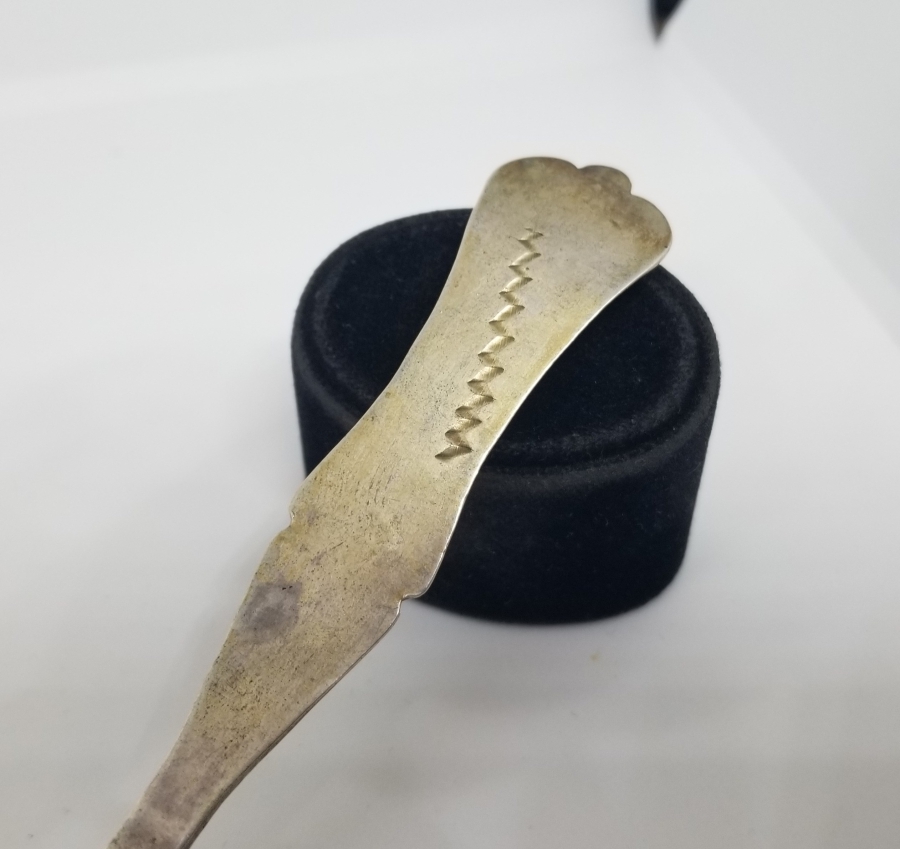 OSMANLI DÖNEMİ AZNAVUR İŞÇİLİKLİ TUĞRALI GÜMÜŞ KAŞIK