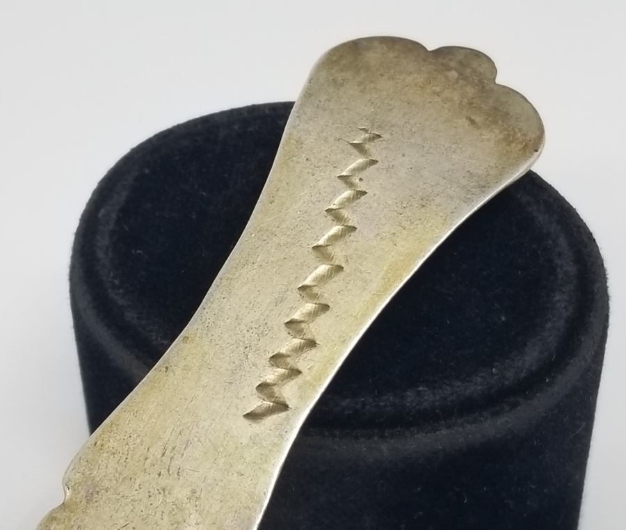 OSMANLI DÖNEMİ AZNAVUR İŞÇİLİKLİ TUĞRALI GÜMÜŞ KAŞIK