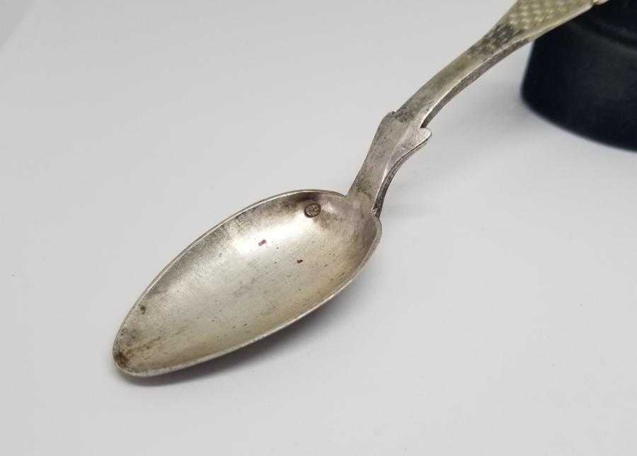 OSMANLI DÖNEMİ AZNAVUR İŞÇİLİKLİ TUĞRALI GÜMÜŞ KAŞIK