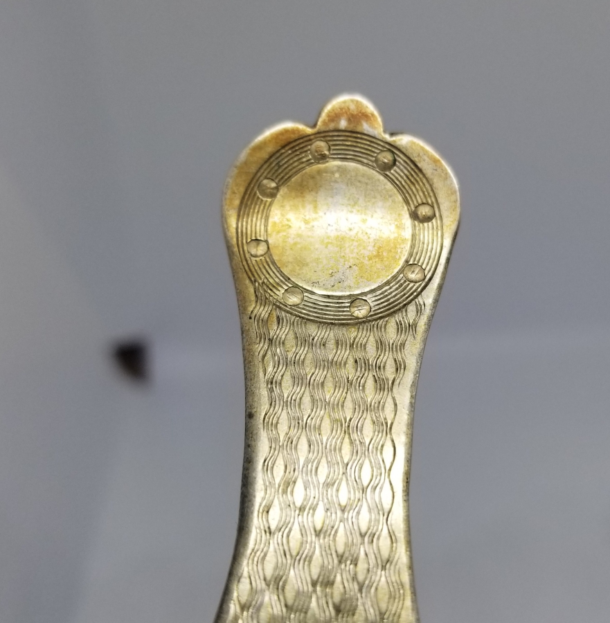 OSMANLI DÖNEMİ AZNAVUR İŞÇİLİKLİ TUĞRALI GÜMÜŞ KAŞIK