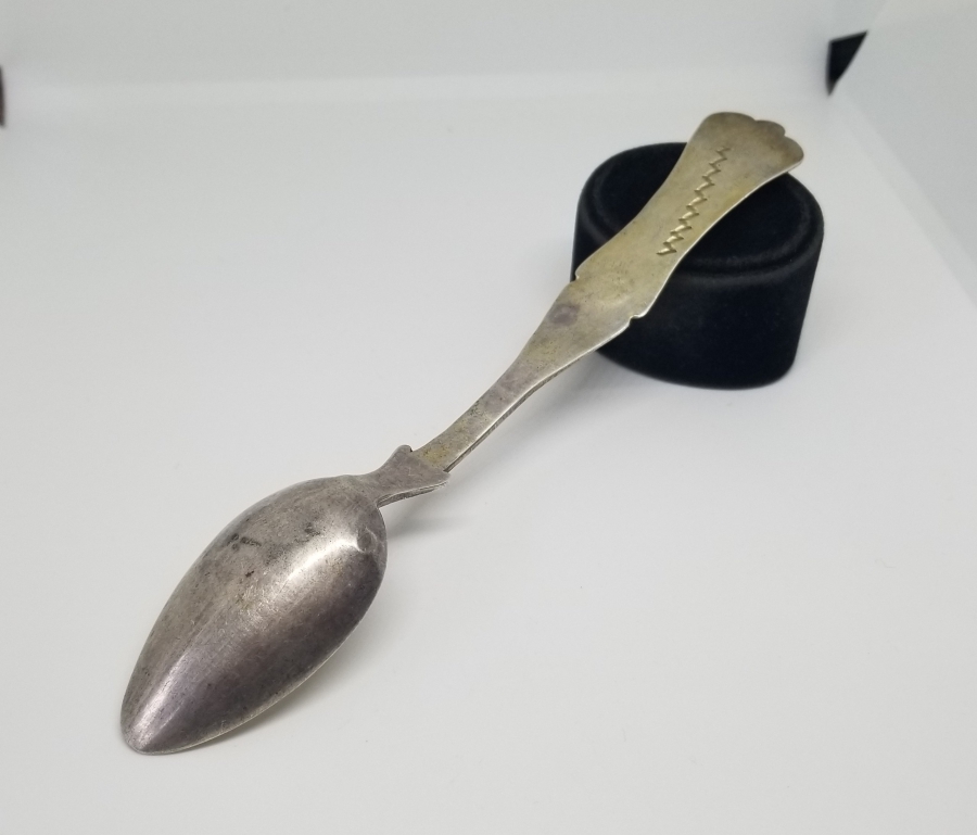 OSMANLI DÖNEMİ AZNAVUR İŞÇİLİKLİ TUĞRALI GÜMÜŞ KAŞIK