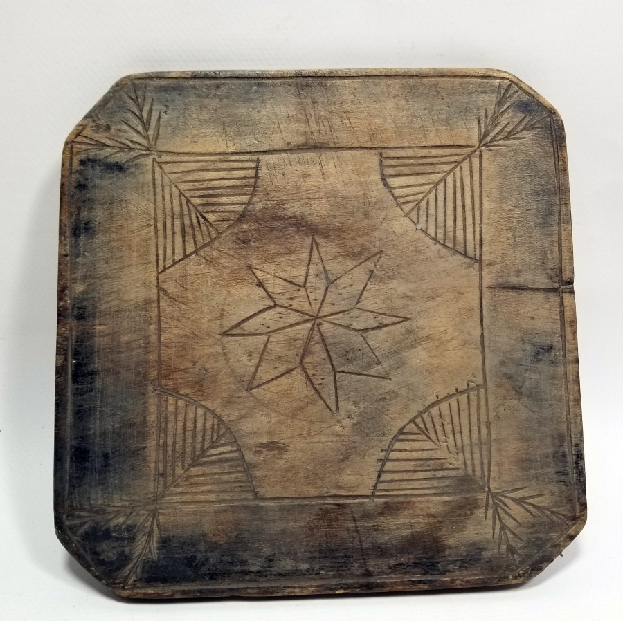 OSMANLI DÖNEMİ EL OYMA AHŞAP NARGİLE NİHALESİ