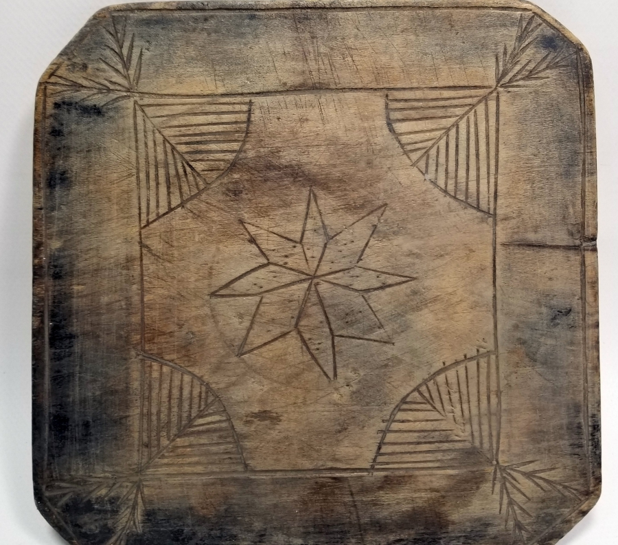 OSMANLI DÖNEMİ EL OYMA AHŞAP NARGİLE NİHALESİ