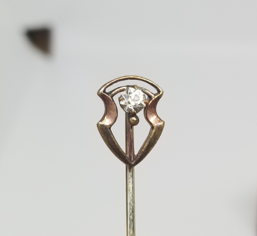 ORİJİNAL KUTUSUNDA OSMANLI DÖNEMİ PIRLANTA TAŞLI BROŞ